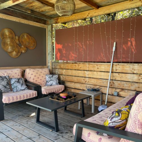 een pauze in de schaduw